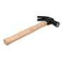 Navaris nail hammer with wooden handle made of American walnut, 500 g