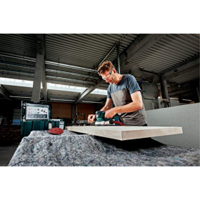 Metabo SXE 450 TurboTec eccentric sander with variable speed electronics