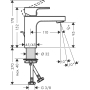 hansgrohe - Waschtischarmatur mit automatischem Abfluss