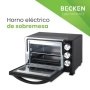 Horno eléctrico de mesa - temporizador hasta 60 minutos - capacidad: 20 l - color: negro - lavabo