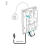 Wired doorbell with built-in transformer CHACON