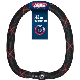 ABUS 88692 Замок-цепочка, черный, 110 см