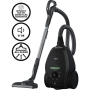 AEG VX82-1-ÖKO vacuum cleaner / 75% recycled material / automatic suction power regulation / extremely quiet even on carpet / absorbs large and smallest particles / long cable / 600W / black