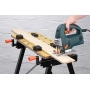 Meister work and clamping table - foldable, universal, load capacity 150 kg