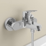 Ideal Standard B1721AA Ceraflex Badezimmer-Wasserhahn – Einhebel-Chrom-Wasserhahn mit Verriegelungskartusche und S-Verbindungen