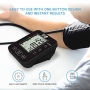 Get Fit Blood Pressure Monitor for Home Use - Medical Arm Blood Pressure Monitor - Heart Rate Monitor - 2x99 Memory - Large Adult Cuff - Blood Pressure Monitor with LCD Screen - Black - 22-42cm