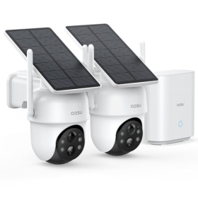 AOSU 2K Outdoor WiFi Solar-Sicherheitskamera