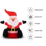 Celebright 100cm Inflatable Santa Claus – LED Porch Decoration with Air Compressor