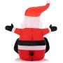 Celebright Papá Noel inflable de 100 cm - Decoración de porche LED con compresor de aire