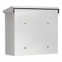 BURG-WÄCHTER letterbox with folding protective roof, A4 slot size, galvanized steel