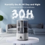 CONOPU 4L Humidifier, Silent Large Capacity Baby Humidifier, 300ml/h Humidifier