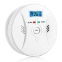 Carbon monoxide detector with LCD display with 85 dB volume