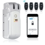 Smart Door Lock, Wireless WiFi Remote Control Smart Door Lock, Smart Wireless Remote Control Keyless Electric - Dioche