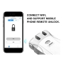 Smart Door Lock, Wireless WiFi Remote Control Smart Door Lock, Smart Wireless Remote Control Keyless Electric - Dioche