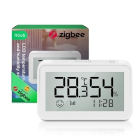 NOUS E6 Smart ZigBee Thermometer und Hygrometer – Unterstützt TUYA, Alexa, ZigBee2MQTT