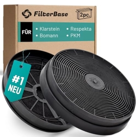 FilterBase Filter mit Aktivkohle 2 Stück