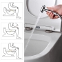 Built-in bidet mixer GRIFEMA G154-1 Irismart - hot and cold water, chrome, with hand shower and hose