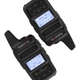 Radioddity GD-73E dPMR radio, with 2600mAh high capacity battery, USB charging and programming, compact long range walkie talkie.