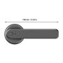 Garosa smart door handle with fingerprint and electronic password