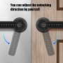 Garosa smart door handle with fingerprint and electronic password