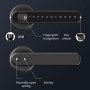 Manilla de puerta inteligente Garosa con huella dactilar y contraseña electrónica
