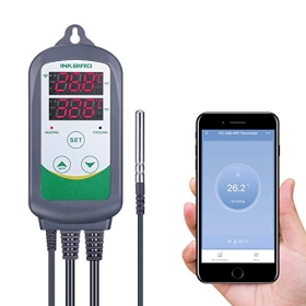 Termostato Inkbird ITC-308-WIFI – Controlador de temperatura WiFi para calefacción y refrigeración con control por app