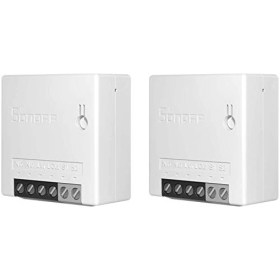 SONOFF MINI 2PCS 10A - Interruptor inteligente inalámbrico Wi-Fi Módulo de automatización del hogar DIY Compatible con Amazon Alexa