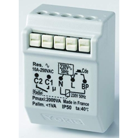 Реле YOKIS Urmet 5454462 MTR2000Erp Power T, 2000 Вт - контроль нагрузки