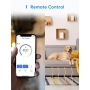 Smarter elektrischer Thermostat, Fußbodenheizung, WLAN-Raumthermostat, kompatibel mit HomeKit, Alexa und Google, Sprachmission, Fernbedienung und Zeitplan, LED-Touchscreen digital