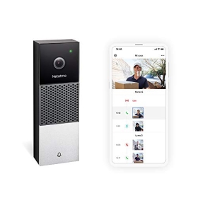 Netatmo NDB Smart Video Doorbell: HD 1080p, Night Vision, Person Detection, Two-Way Talk and Waterproof