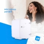 NK Mini Nevera Portátil, Capacidad de 4 Litros, Funcionamiento 12V-220V, Función de Enfriamiento y Calefacción, para Cosméticos y Refrescos [Clase de eficiencia energética A]