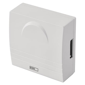 EMOS Classic Doorbell, 2 Wires, White Chime, 1 Ding-Dong Melody, 85 dB, Wire Mount, Square, 230 V