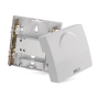 EMOS Classic Doorbell, 2 Wires, White Chime, 1 Ding-Dong Melody, 85 dB, Wire Mount, Square, 230 V