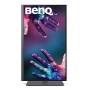 BenQ PD2705U graphics monitor (AQCOLOR technology, 27 inches, 4K UHD, IPS, P3 color space, USB-C charging, DP/HDMI, KVM, hardware calibrated, height adjustable), MacBook compatible