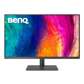 Monitor gráfico BenQ PD3205U (tecnología AQCOLOR, 32", 4K UHD, IPS, carga USB-C, DP/HDMI, KVM, calibrado por hardware, altura ajustable), compatible con MacBook, negro