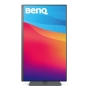 BenQ PD3205U Grafikmonitor (AQCOLOR-Technologie, 32 Zoll, 4K UHD, IPS, USB-C-Aufladung, DP/HDMI, KVM, Hardware-kalibriert, höhenverstellbar), MacBook-kompatibel, Schwarz