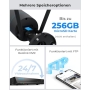 Reolink 2K+ Outdoor-Überwachungskamera, WLAN 2,4/5 GHz, Nachtsicht 5 MP, IP67, Bewegungserkennung, SD-Kartensteckplatz, wetterfest, Alarm, Zeitlupe, schwarzes Gehäuse