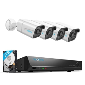 Reolink RLK8-800B4 4K Outdoor Security Camera Kit with 2TB DVR