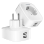 GHome Smart Plug mit Energieverbrauchsüberwachung, 