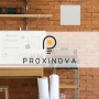 Proxinova inspection door made of white sheet steel 300x300mm for inside and outside | Metal access plate for inspection opening | Inspection flap | Concealed fuse box cover, meters and pipes