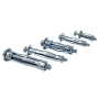 T.K.Excellent hollow metal dowel assortment 68 pieces for attaching pictures, curtain rails in panel building materials