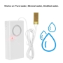 Water Detector 120dB Security Water Overflow Leakage Alarm Sensor Water Level Alarm System for Kitchen Bathroom Laundry Room