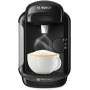 Bosch Home Automatic Multi-Drink Capsule Coffee Machine, Compact Design, Black, Unique