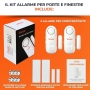 tiiwee alarm for doors and windows – entrance door alarm – garage alarm – door and window alarm sensors