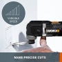 WORX WX696.9 Sonicrafter kabelloses oszillierendes Multifunktionswerkzeug – 18 V (max. 20 V), variable Geschwindigkeit