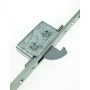 YALE YDM-PRO-PVCU-45 DOORMASTER latch with lever for PVC doors, 2 adjustable hooks and rollers