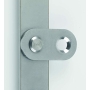 YALE YDM-PRO-PVCU-45 DOORMASTER latch with lever for PVC doors, 2 adjustable hooks and rollers