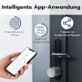 Electronic door lock from Anweller with digital code, key and app – Intelligent fingerprint lock for the entrance door