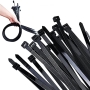 ATETEO Black Cable Ties