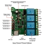 Jane Eyre 4-Kanal-WLAN-Relaismodul mit 433-MHz-Funkfernbedienung – Garagentorsteuerung